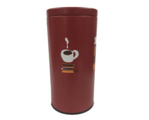 コーヒー屋さんのノベルティの缶です。